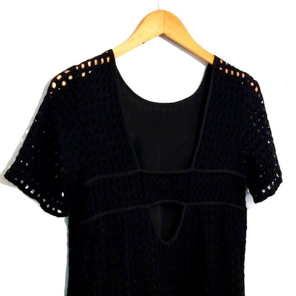 BCBGeneration Black Backless Mini Dress LBD Cocktail Party Sexy Size Small - Picture 9 of 12